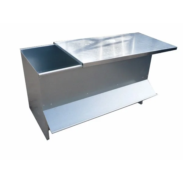 Trémie Galvanisée 240 Litres Double Face