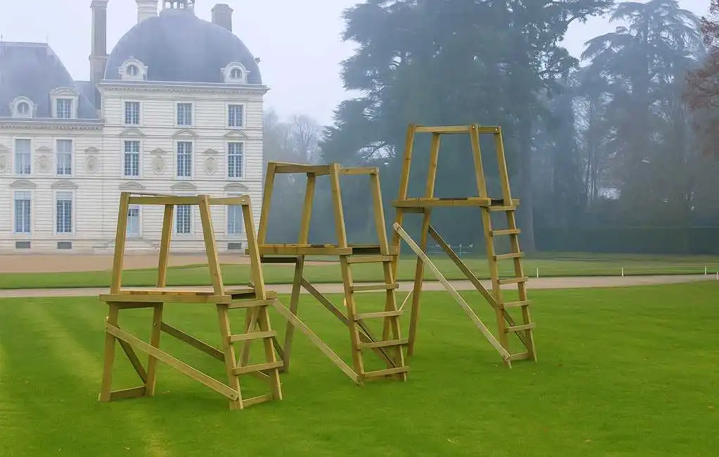 Mirador de chasse en pin modèle Cheverny